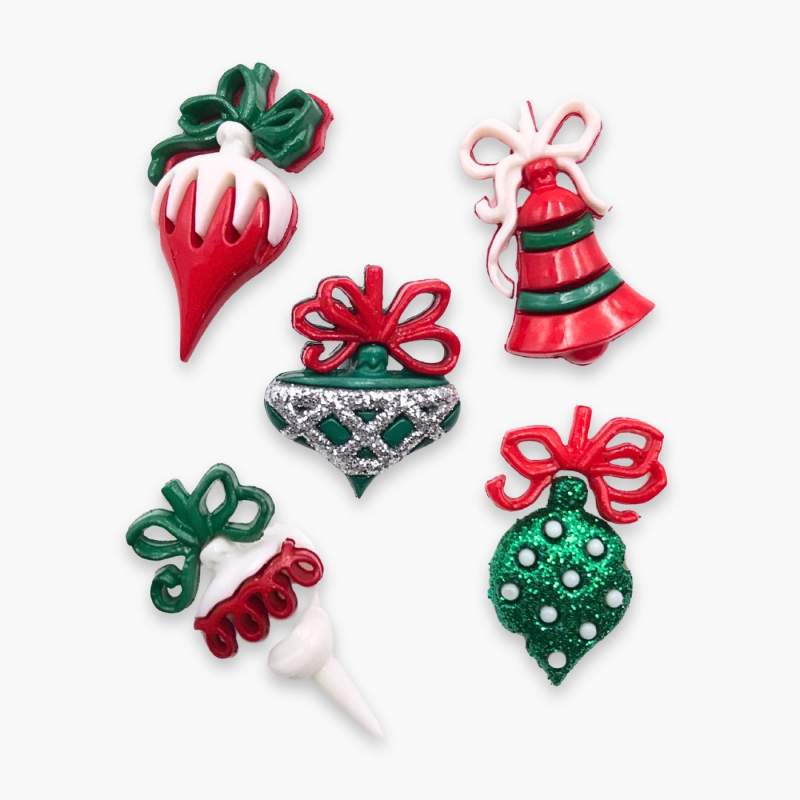 Dress It Up, Bottoni Decorativi-  Christmas Ornaments