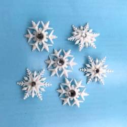 Dress It Up, Bottoni Decorativi-  Fancy Snowflakes