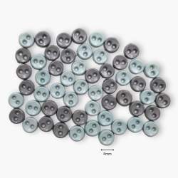 Dress It Up, Bottoni Decorativi-  Micro Mini Round Ivy