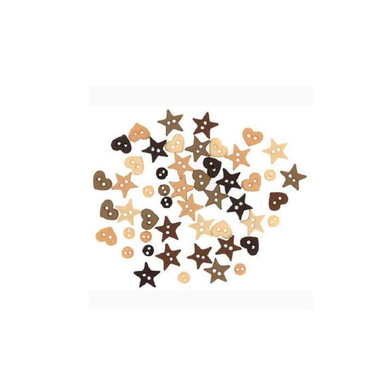 Dress It Up, Bottoni Decorativi-  Micro Shapes Natural
