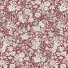 copy of Emily Belle Jewel Tones Crimson, Tessuto Cremisi  a fiori bianchi - Liberty Fabrics