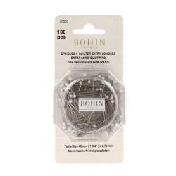 copy of Bohin, Spilli con Testa di Vetro per Patchwork e Quilting, colori assortiti da 0,80 mm - 100pz Bohin - 1