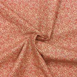 Tessuto rosso con rametti verdi e bacche - Moda Fabrics, LARIO Scarlet Moda Fabrics - 1