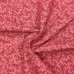 Tessuto rosso fragola con viticci e foglie rosso scuro Stim Italia srl - 1