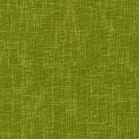 copy of Quilter's Linen Leaf, Tessuto Verde effetto lino - Robert Kaufman