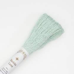 Filo per Sashiko Lamé 40m, Verde Acqua e Argento