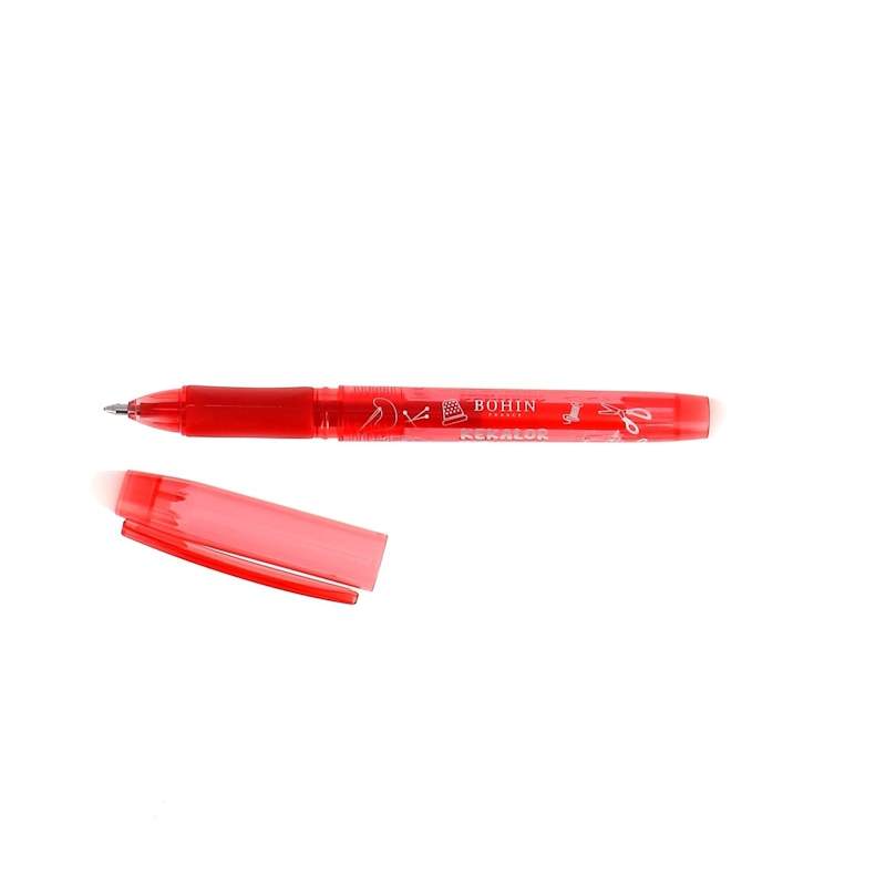 Penna Rossa per Tessuti, cancellabile tramite calore - KEKALOR di Bohin
