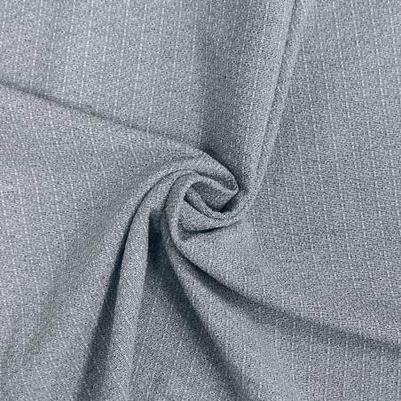 Tessuto Giapponese Tinto in Filo Grigio Azzurro lavorato sul filo della trama - Sojitz