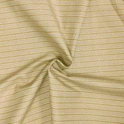 Tessuto beige con righe di fiorellini - Valley Forge 1860-1880