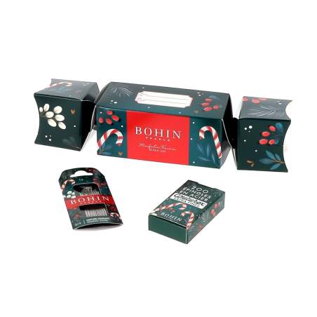 Caramella Natalizia, Set di 20 Aghi per cucire e 200 Spilli