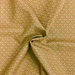 Tessuto senape con fiorellini e foglioline - Moda Fabrics, Alice's Scrapbag