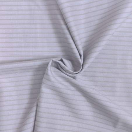 Tessuto giapponese grigio con righe tortora - Mrs March's in Antique