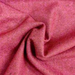 Tessuto di pura Lana tipo Tweed colore fucsia
