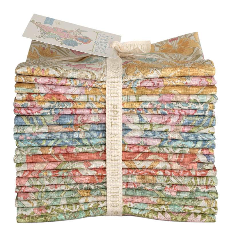 Tilda Songbird Bundle Grande, 20 Fat Quarter da 50 x 55 cm Collezione Base