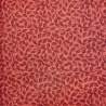 Stim Italia, Tessuto Rosso con Piccole Foglie
