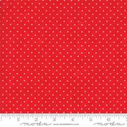 Moda Fabrics Essential Dots - Tessuto Rosso Sfumato a Pois