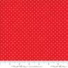 Moda Fabrics Essential Dots - Tessuto Rosso Sfumato a Pois