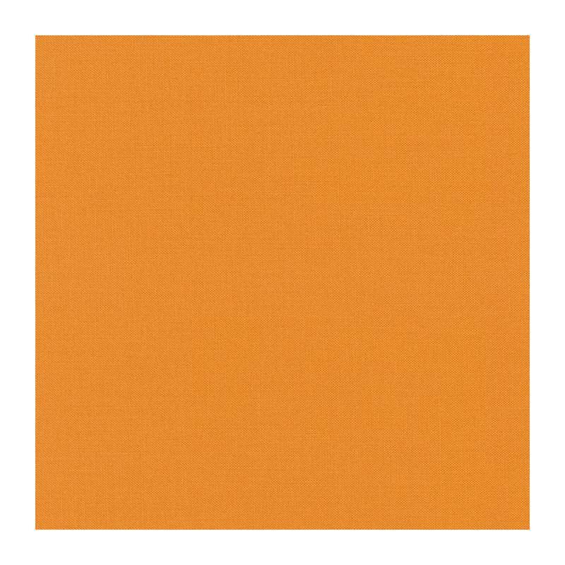 Kona Cotton Amber , Tessuto Arancio Ambra Tinta Unita - Robert Kaufman
