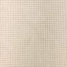 Tessuto 100% Lino Beige con Quadretti Ecrù da 1 cm circa