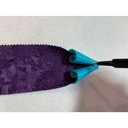 Strumento per binding doppio da 1/2″ con strisce da 2″ con un passaggio