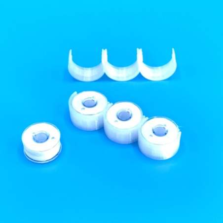 Clip per 9 bobine universali (classe 15) per vano porta accessori