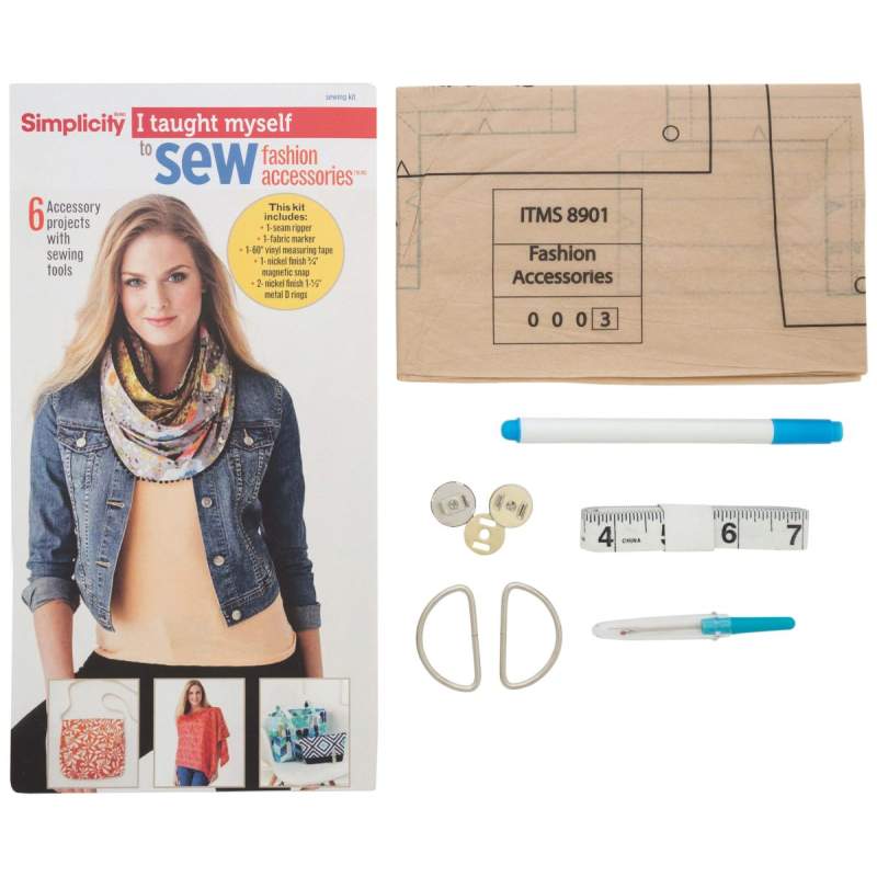 Kit 6 Progetti "Imparo da sola" per cucire Accessori di Moda - I taught myself