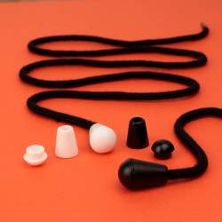 Bohin, Terminali per cordini, Bianco, 11,5x18mm - 2pz