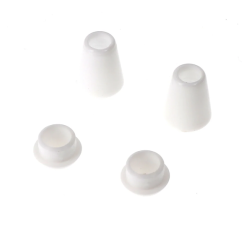 Bohin, Terminali per cordini, Bianco, 11,5x18mm - 2pz