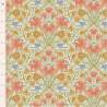 Tilda Songbird Coral, Tessuto Corallo con Gigli e uccellini Tilda Fabrics - 2