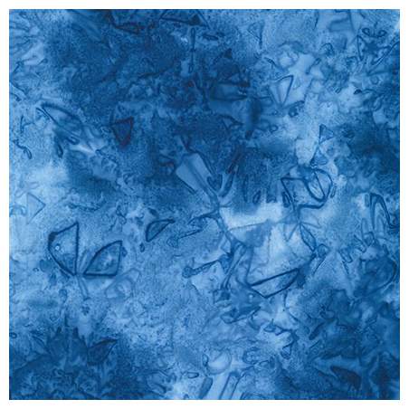 copy of Artisan Batiks: Floral Fantasy Collection, Tessuto Blue - Robert Kaufman