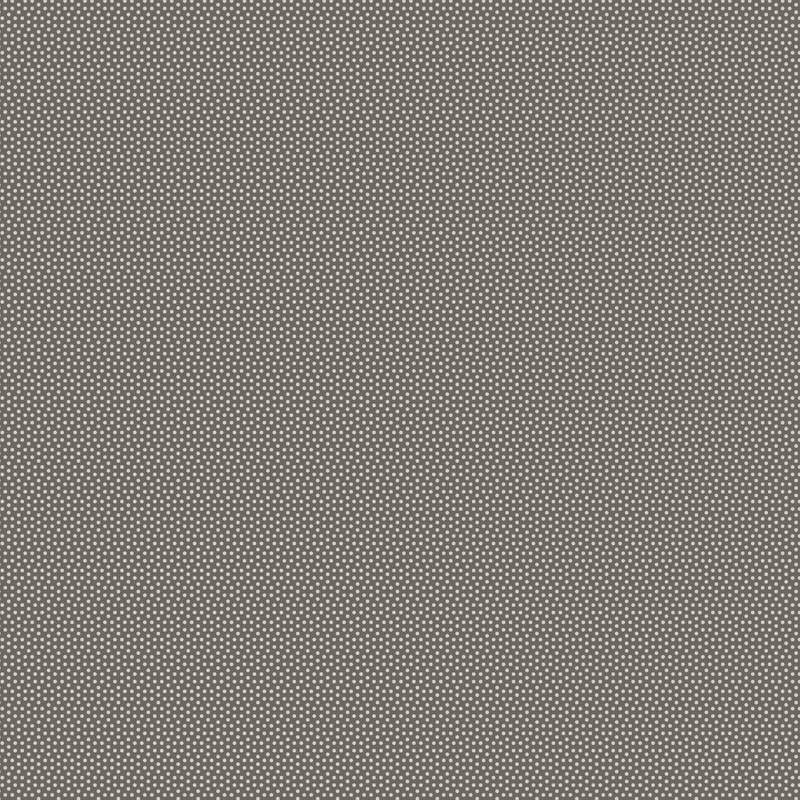 Tilda Poppy Seed Basics Charcoal, Tessuto grigio nero con micro pois finto unito