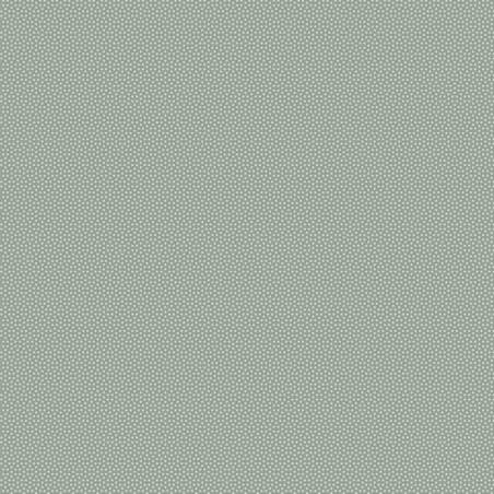 Tilda Poppy Seed Basics Duckegg, Tessuto verde acqua con micro pois finto unito