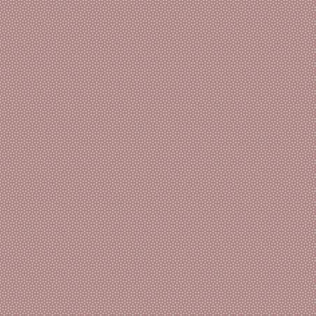 Tilda Poppy Seed Basics Mauve, Tessuto malva con micro pois finto unito
