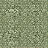 Tilda Brie Basics Pine, Tessuto verde con fiorellini verdi