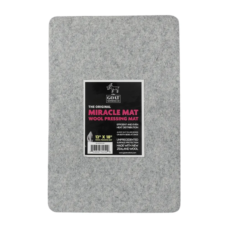Tappetino Stiro in Lana della Nuova Zelanda, 12 x 18 pollici (30 x 46 cm) - Wool Pressing Miracle Mat