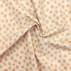 Tessuto crema con piccole orme di gatto - Henry Glass, Cat's Meow