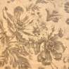 Tessuto beige con grandi Peonie e Rose - Moda Fabrics, Luna Notte by 3 Sisters