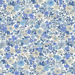 copy of Emily Belle Brights Violet, Tessuto Viola a fiori bianchi - Liberty Fabrics Liberty Fabrics - 1