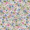 Emily Annabelle, tessuto panna a fiori verde e rosa - Liberty Fabrics Liberty Fabrics - 1