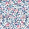 Emily Annabelle, tessuto bianco con fiori Azzurri e Rosa - Liberty Fabrics Liberty Fabrics - 1