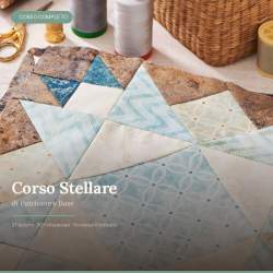 Corso Stellare di Patchwork Base Online - dalle basi alla trapunta completa + Bonus Roberta De Marchi - 1