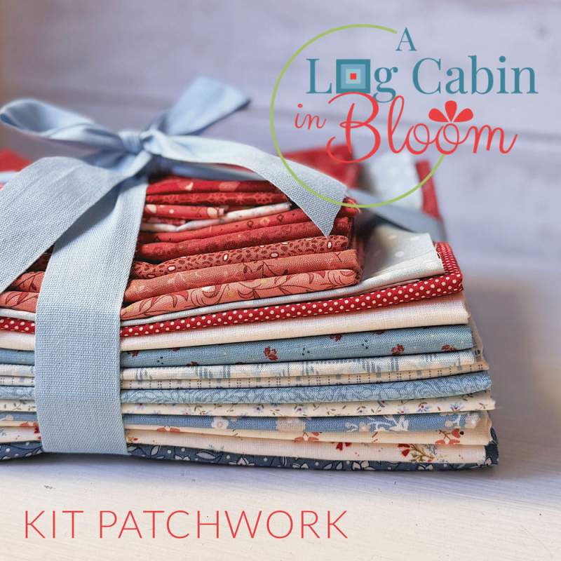 A Log Cabin in Bloom, Kit + Instrucciones Paso a Paso - Mystery Sew Along 2026 Roberta De Marchi - 1