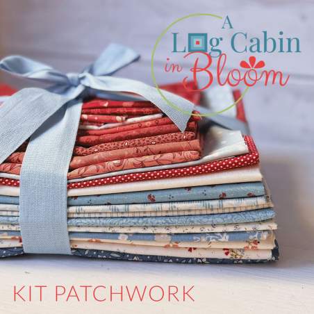 A Log Cabin in Bloom, Kit + Instrucciones Paso a Paso - Mystery Sew Along 2026 Roberta De Marchi - 1