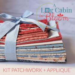 A Log Cabin in Bloom, Kit + Istruzioni Passo Passo - Mystery Sew Along 2026 Roberta De Marchi - 2