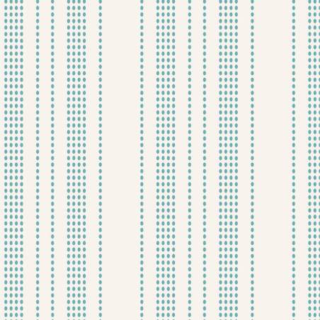 copy of Tilda 110 Tea Towel Basics, BISCUIT Stripe Blue. fondo chiaro con righe a pois blu Tilda Fabrics - 1