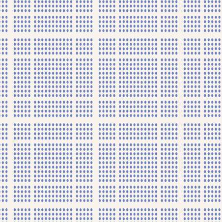 copy of Tilda 110 Tea Towel Basics, BISCUIT Stripe Blue. fondo chiaro con righe a pois blu Tilda Fabrics - 1