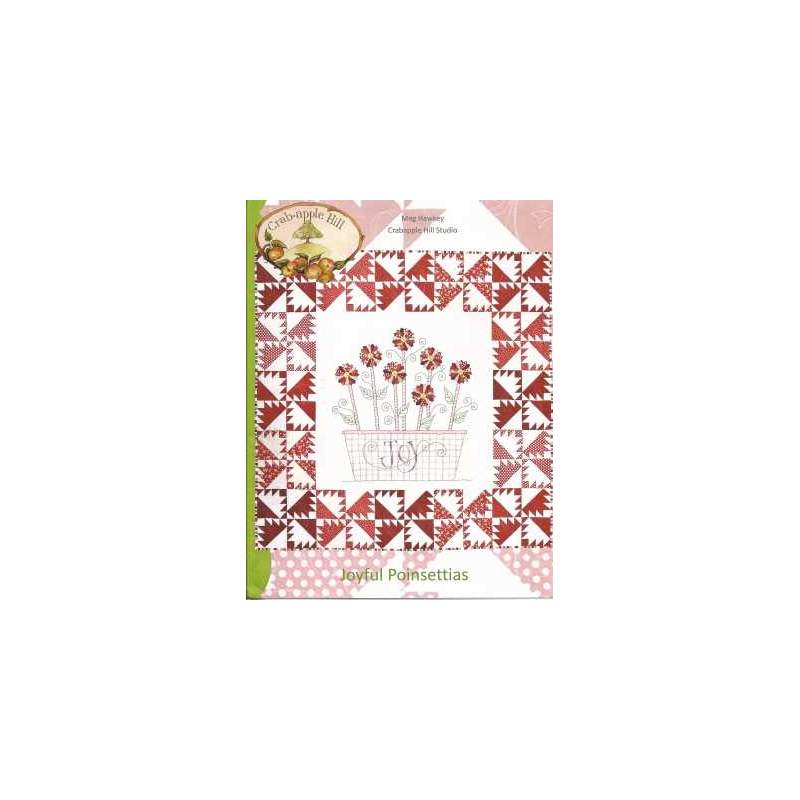 Joyful Poinsettias Quilt - Crabapple Hill, Cartamodello Crabapple Hill - 1