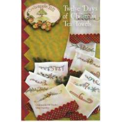 Twelve Days of Christmas Tea Towel - Crabapple Hill, Cartamodello Crabapple Hill - 1