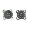 Bottoni per borse Magnetico in Metallo Argentato - 14 mm, 2 Bottoni da Cucire Stim Italia srl - 1
