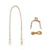 Chiusura Oro Rosa a Goccia 3,80 cm con Catena 38 cm - Rose Gold Teardrop Clasp Zakka Workshop - 1